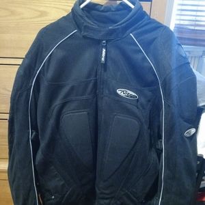 Mens black Nitro Motorcycle jacket sz (XL)